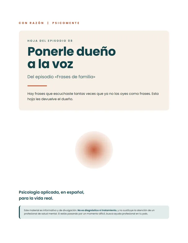 Portada de «Ponerle dueño a la voz»